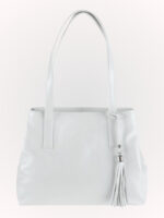 Beautiful White Women Trapeze Handbag