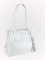 Beautiful White Women Trapeze Handbag