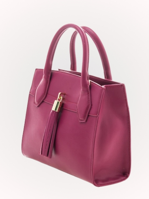 Elegance Woman Luxury Purple Handbag